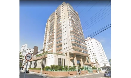 Apartamento em Praia Grande, Vila Caiçara, Avenida Nossa Senhora de Fátima, número 100, esquina com a Avenida Juscelino Kubitschek de Oliveira, na Vila Caiçara, SP. Área: 202.4m2