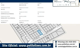 Imóvel 2496689 [''] - ['Rua Paraná, Lote nº 18/Quadra nº 05, Distrito de Vila Formosa'] [''] - ['Dourados']/['MS'] - 1