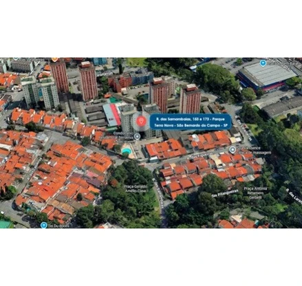 Apartamento em São Bernardo do Campo, Parque Terra Nova, Rua das Samambaias, 153 e 173, SP. Área: 59.47m2