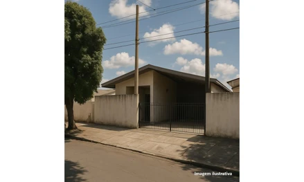 Casa em Bauru, Vila Industrial, Rua Bernardino Pereira, nº 7-86, SP. Área: 108.95m2