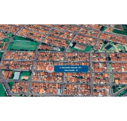 Casa em Barra Bonita, Conjunto Residencial Coronel José Victorino De França, Rua Alexandre Alasmar, 257, SP. Área: 67.5m2
