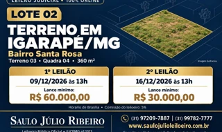 Imóvel 3066999 [''] - ['Terreno nº 03 da quadra 04, Bairro Santa Rosa'] ['Santa Rosa'] - ['Igarapé']/['MG'] - 1