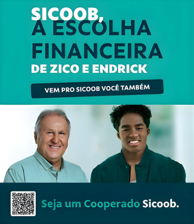 Sicoob, a escolha financeira de Zico e Endrick, vem pro Sicoob você também