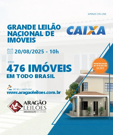 Aragão Leilões - Grande Leilão Nacional de Imóveis Caixa